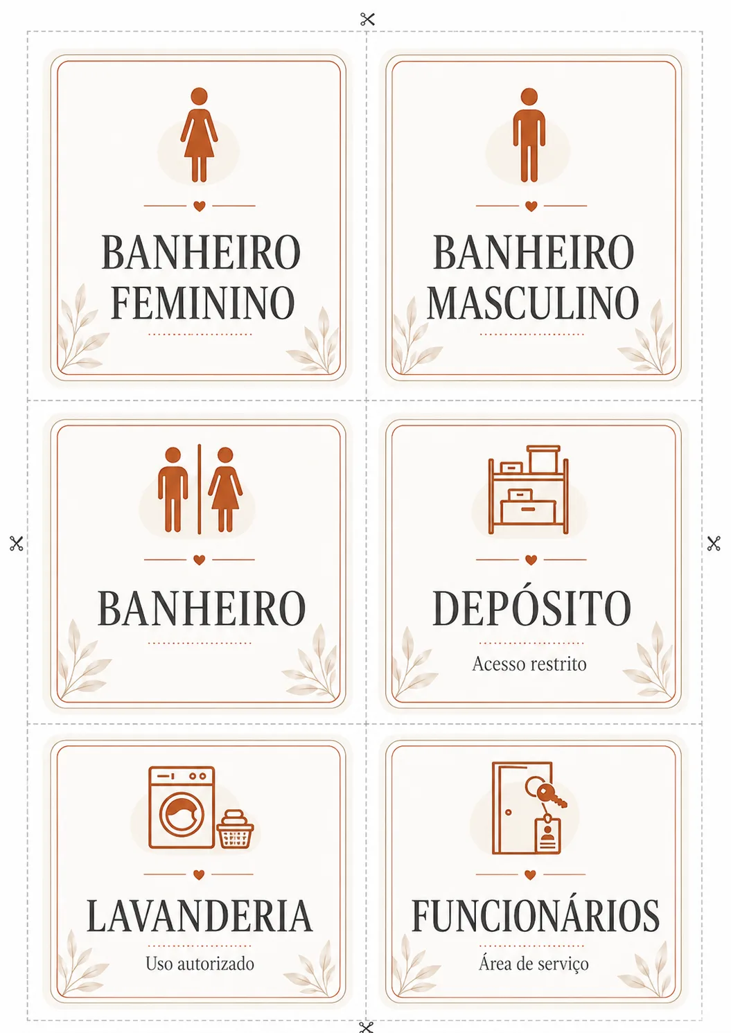 Placa De Airbnb Banheiros Depositos Lavanderia E Acesso Restrito para imprimir