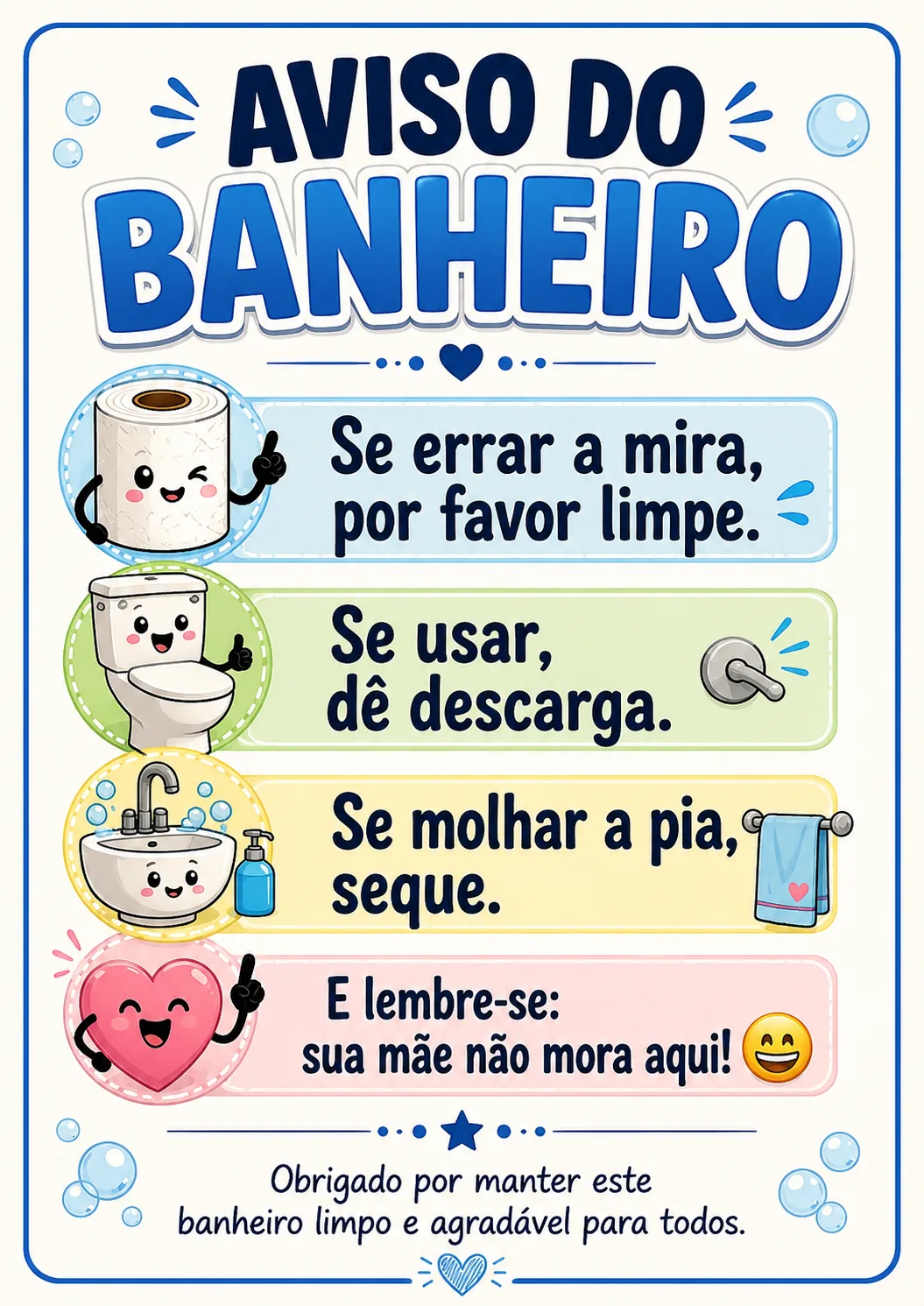 Placas Aviso De Banheiro Engracados E Divertidos A4 Para Imprimir para imprimir