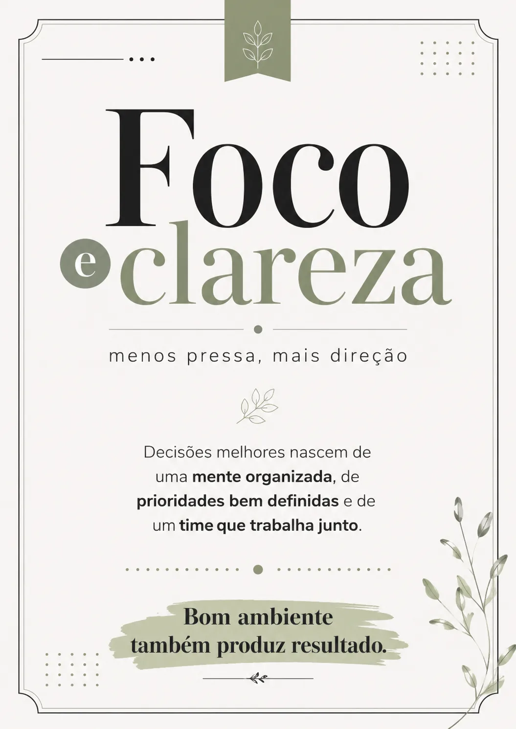 Placa Para Escritorio Foco E Clareza Impressao A4 para imprimir