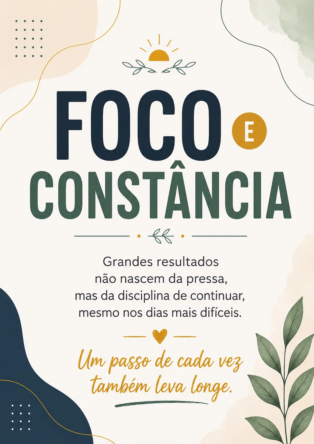 Placa Para Escritorio Foco E Constancia Impressao A4 para imprimir